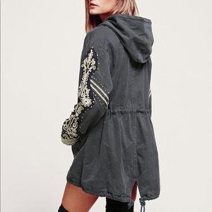 Free people military parka
